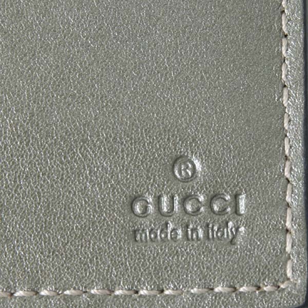 (GUCCI)グッチコピー財布 シマ 長財布（札入れ） メタリックグレー 224183AHB1R9640