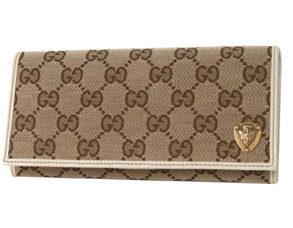 (GUCCI)グッチコピー財布 GG柄 クレスト 長財布 203618FFP5T9761