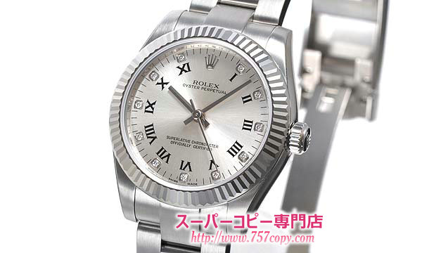 (ROLEX)ロレックス コピー 時計 ユニセックス オイスター パーペチュアル 177234G