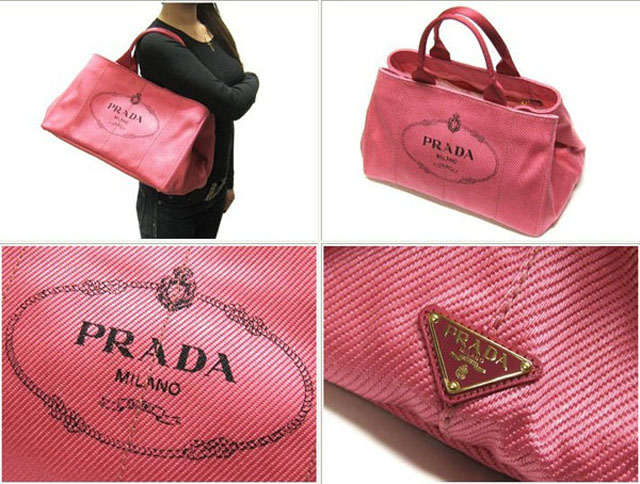 (PRADA)プラダコピー 激安 トートバッグ ナイロンローズBN1872