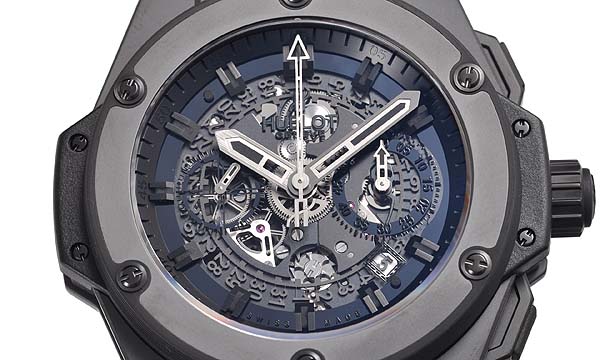 (HUBLOT)ウブロコピー メンズ時計 キングパワー ウニコ オールブラック 701.CI.0110.RX