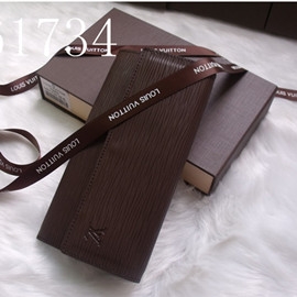 ルイヴィトンレプリカ財布2014新しいM61734茶色の水の波紋
