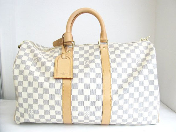 (LOUIS VUITTON)ヴィトン コピー バッグキーポル45 ダミエアズール N48223