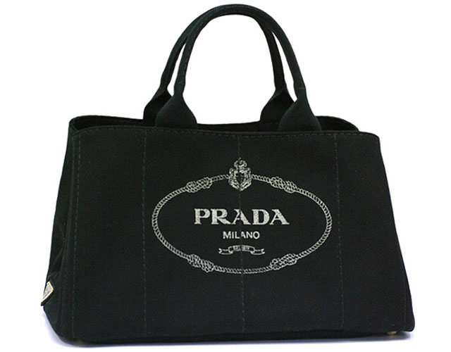 (PRADA)プラダコピー 2012年春夏激安新作 トートバッグ デニム キャンバス グレー B1877B-DENIM-NUBE