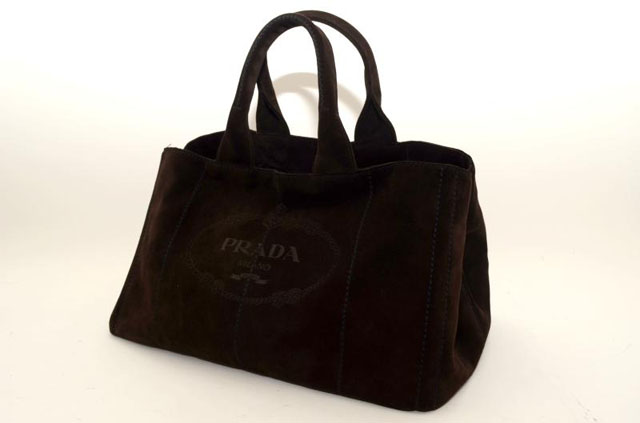 (PRADA)プラダコピー激安 スエードロゴ トートバッグ BN1872