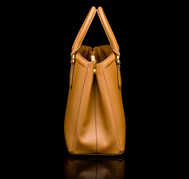 2013年春夏新作プラダコピー バッグ SAFFIANO LUX ハンドバッグ CARAMEL BN2402