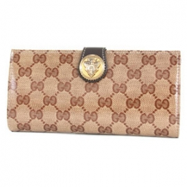 (GUCCI)グッチコピー財布 ドゥチェッサ GG柄 クレスト 長財布 190350FT0FG9643