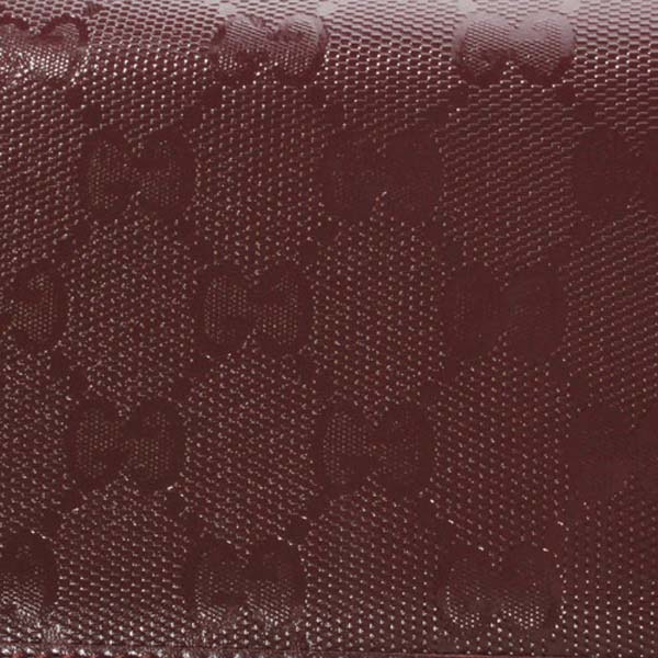 (GUCCI)グッチコピー 財布 インプリメ GG柄 長財布 ダークボルドー 245908FU49R6017