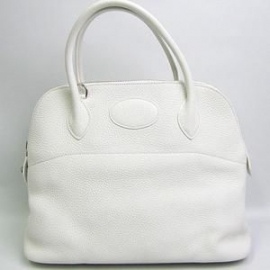 HERMES エルメス コピー ボリード31 トリヨンクレマンス/ブラン（金具：シルバー）hermes000623