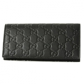 (GUCCI)グッチコピー財布 シマ 長財布 ブラック 146229A0V1R1000