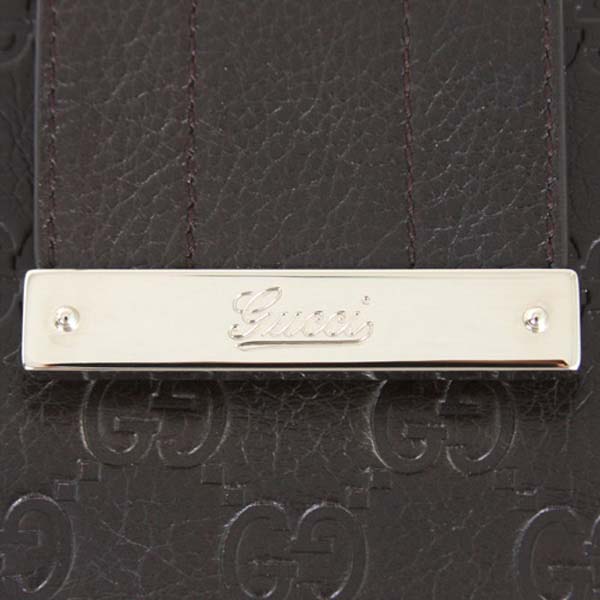 (GUCCI)グッチコピー財布 シマ 長財布 ダークブラウン 181668BEG1G2145