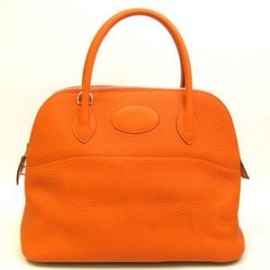 HERMES エルメス コピー ボリード31 トリヨンクレマンス/オレンジ（金具：シルバー）hermes000632