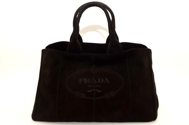 (PRADA)プラダコピー激安 スエードロゴ トートバッグ BN1872