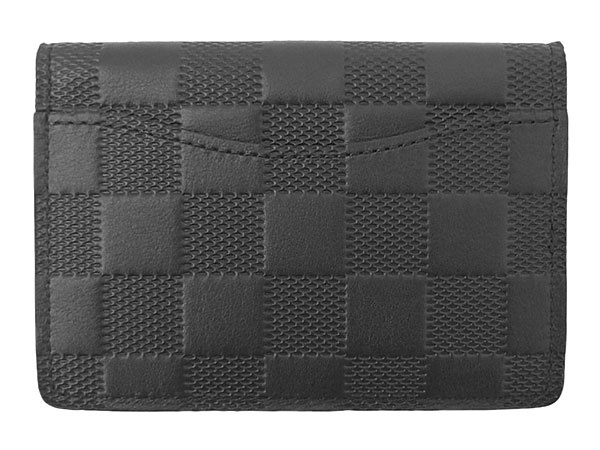新品ルイヴィトン スーパーコピー ダミエアンフィニ カードケース 黒オニキス N63012