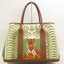 (HERMES)エルメス コピー激安 トートバッグガーデンパーティ 王者の虎柄 HERMESB52