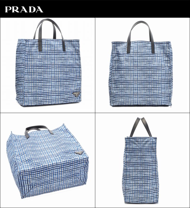 2013年春夏新作プラダ/PRADA バッグ メンズ テスートスタンパ ナイロントートバッグ VA0905-2AL1-ING