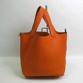 (HERMES)エルメス コピー 激安バッグ ピコタンロックPMトリヨンクレマンス オレンジ HM24