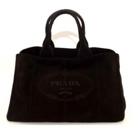 (PRADA)プラダコピー激安 スエードロゴ トートバッグ BN1872