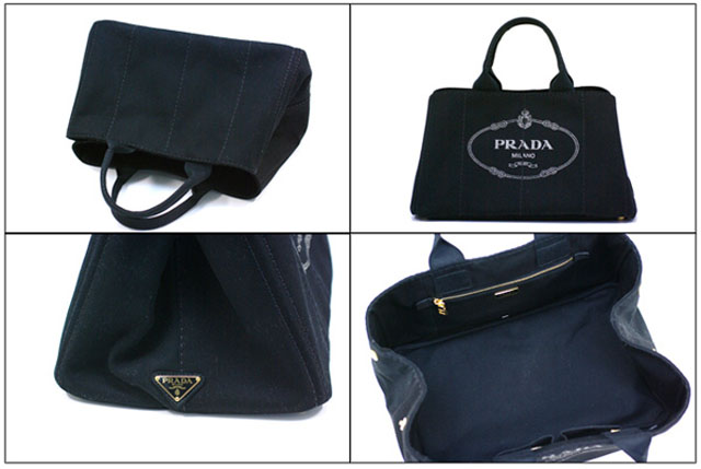 (PRADA)プラダコピー 2012年春夏激安新作 トートバッグ デニム キャンバス グレー B1877B-DENIM-NUBE