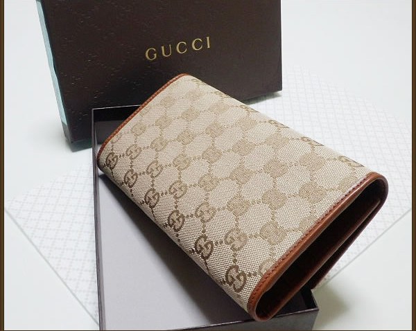 グッチコピー 長財布 GGキャンバス×レザー GUCCI 257303 FAFXG 9684