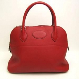 HERMES エルメス コピー ボリード31 トリヨンクレマンス/ルージュガランス（金具：シルバー）hermes000637