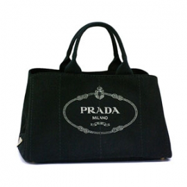 (PRADA)プラダコピー 2012年春夏激安新作 トートバッグ デニム キャンバス グレー B1877B-DENIM-NUBE