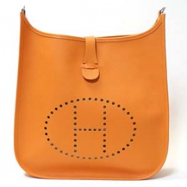 (HERMES)エルメス コピー 激安 エヴリンGM オレンジ エプソン HERMES-051