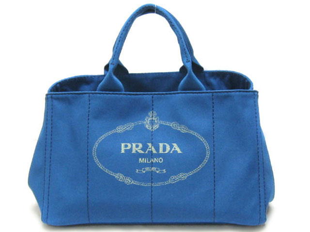 (PRADA)プラダコピー激安 トートバッグ キャンバス ブルーBN1872