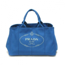 (PRADA)プラダコピー激安 トートバッグ キャンバス ブルーBN1872