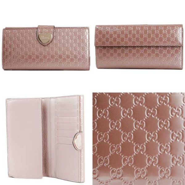 GUCCIグッチコピー激安2013年春夏新作 Heart ハート 二つ折り長財布 203550 AZA3G 6812