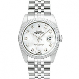 ROLEX ロレックスコピー 時計  パーペチュアル デイトジャスト メンズ オイスターブレス シルバー 116234G