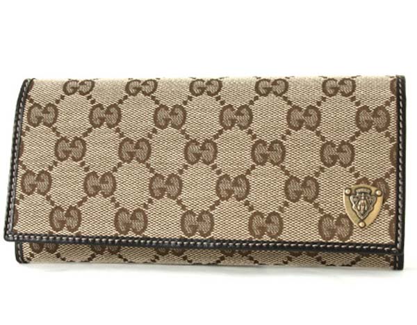 (GUCCI)グッチコピー財布 GG柄 クレスト 長財布 ン 203618FFP5T9643