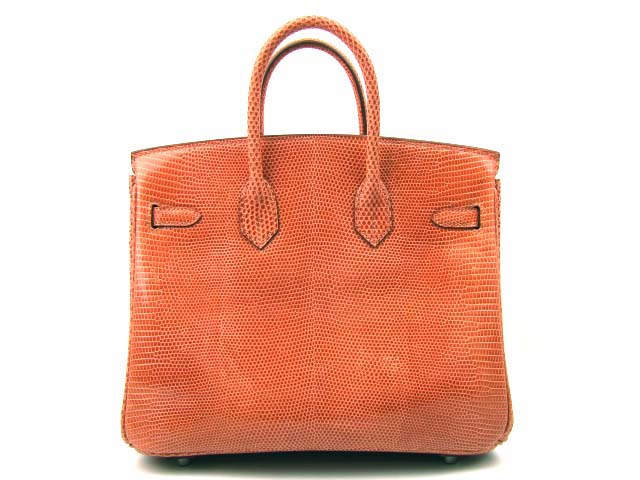 (HERMES)エルメス コピー激安バッグ バーキン25 リザード ロージィ HERMES-144