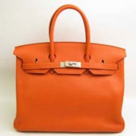 35cm(HERMES)エルメス コピー激安バッグ バーキン35 トリヨンクレマンス オレンジHERMES-153