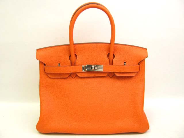 (HERMES)エルメス コピー激安 バーキン30 トリヨンクレマンス オレンジ HERMES-165