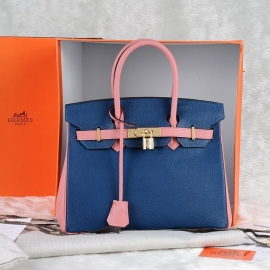 30cm(HERMES)エルメス コピー激安バッグ ブラック×ローズショッキングHERMES-1211