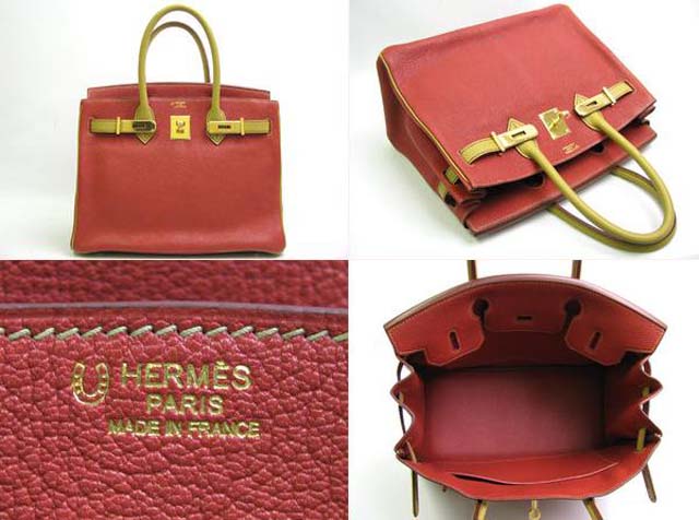 (HERMES)エルメス コピー激安バッグ バーキン30 コックドゥロシュ×カルダモン HERMES-157