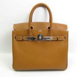 30cm(HERMES)エルメス コピー バーキン30 ヴォーエプソン ゴールド ハンドバッグ HERMES-356