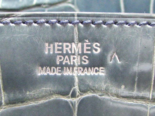 (HERMES)エルメス コピー激安バッグ バーキン30 クロコダイルポロサス ブルージーン HERMES-143