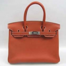 30cm(HERMES)エルメス コピーバッグ バーキン30 サンギンヌ×ホワイトHERMES-224